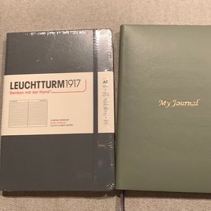 NWT Leuchtturm lined journal and second new lined journal